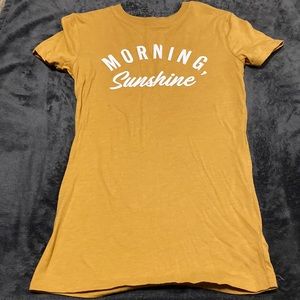Free State Aeropostale Mustard Yellow Morning Sunshine T-shirt